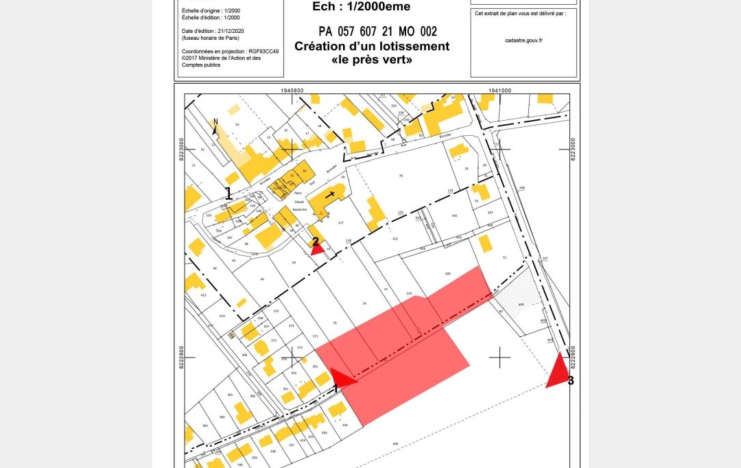 Annonces AMNEVILLE : Ground | SAINTE-BARBE (57640) | 0 m2 | 90 950 &euro; 